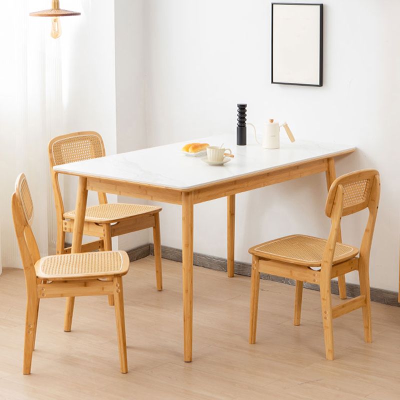 Sintered Stone Dining Table Rectangle Dinner Table for Dining Room