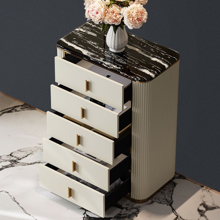 Classic Glam Storage Chest Dresser 5/4/6 Drawers Storage Chest , 17.55 Inch Width