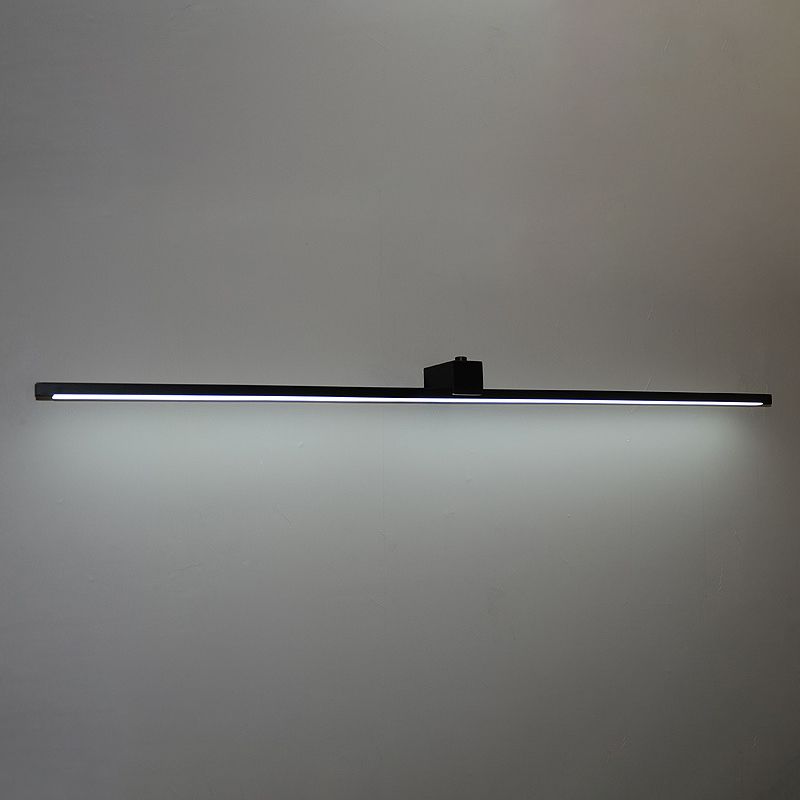 Luci da vanità a parete in metallo lineare moderni apparecchi di illuminazione da vanità moderni per il bagno