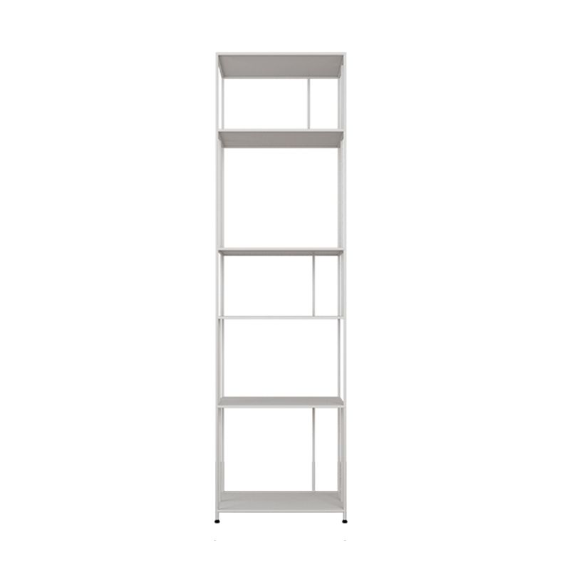 Industrial Style Metal Bookshelf 5-shelf Open Shelf Bookcase for Home