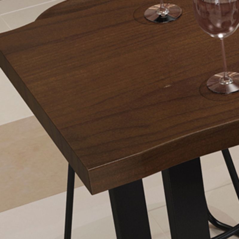 Glam Wood Pub Dining Set 1/2/5/7/9 Pieces Shop Bar Pub Table Set in Brown