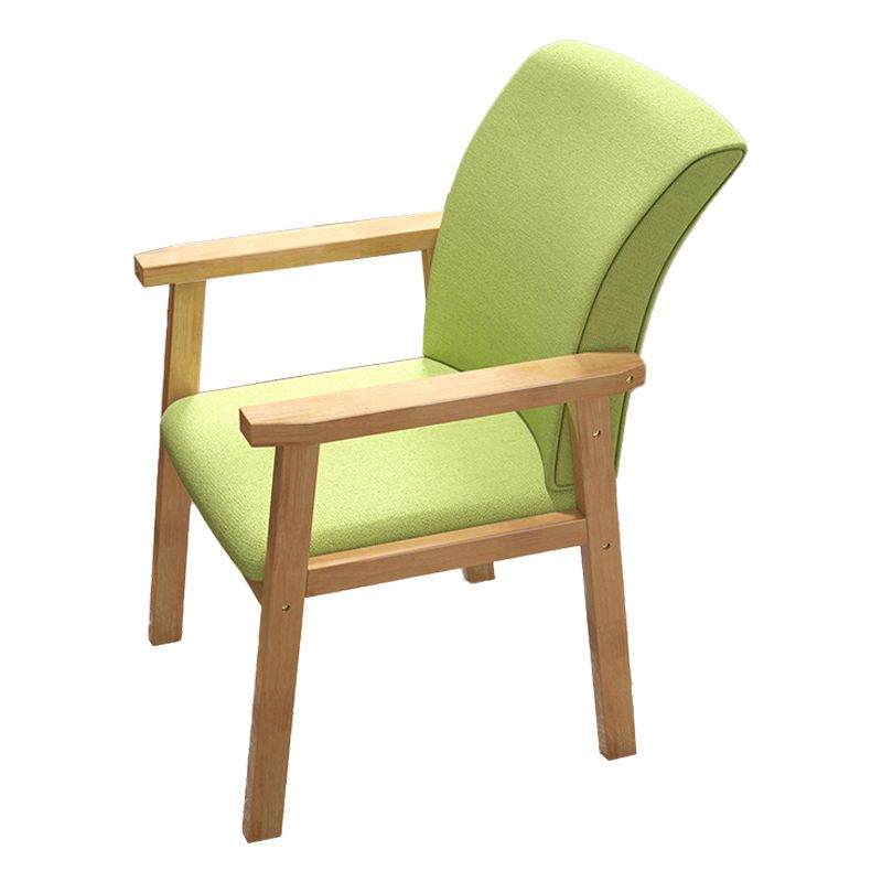 Silla de comedor tapizada con respaldo sólido, sillón contemporáneo con acabado mate, única