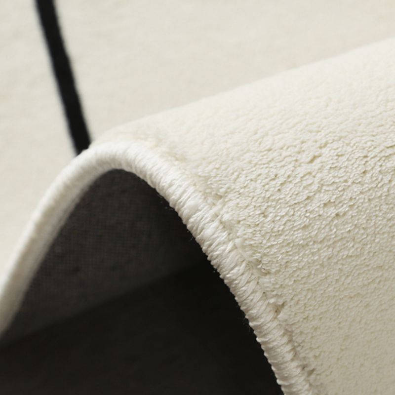 Modern Geometric Soft Rug Rectangle Polyester Loom Rug for Bedroom