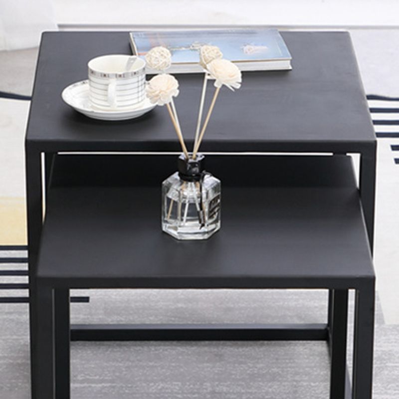 Frame 2 Nesting Coffee Table Mid-Century Metal Square Cocktail Table