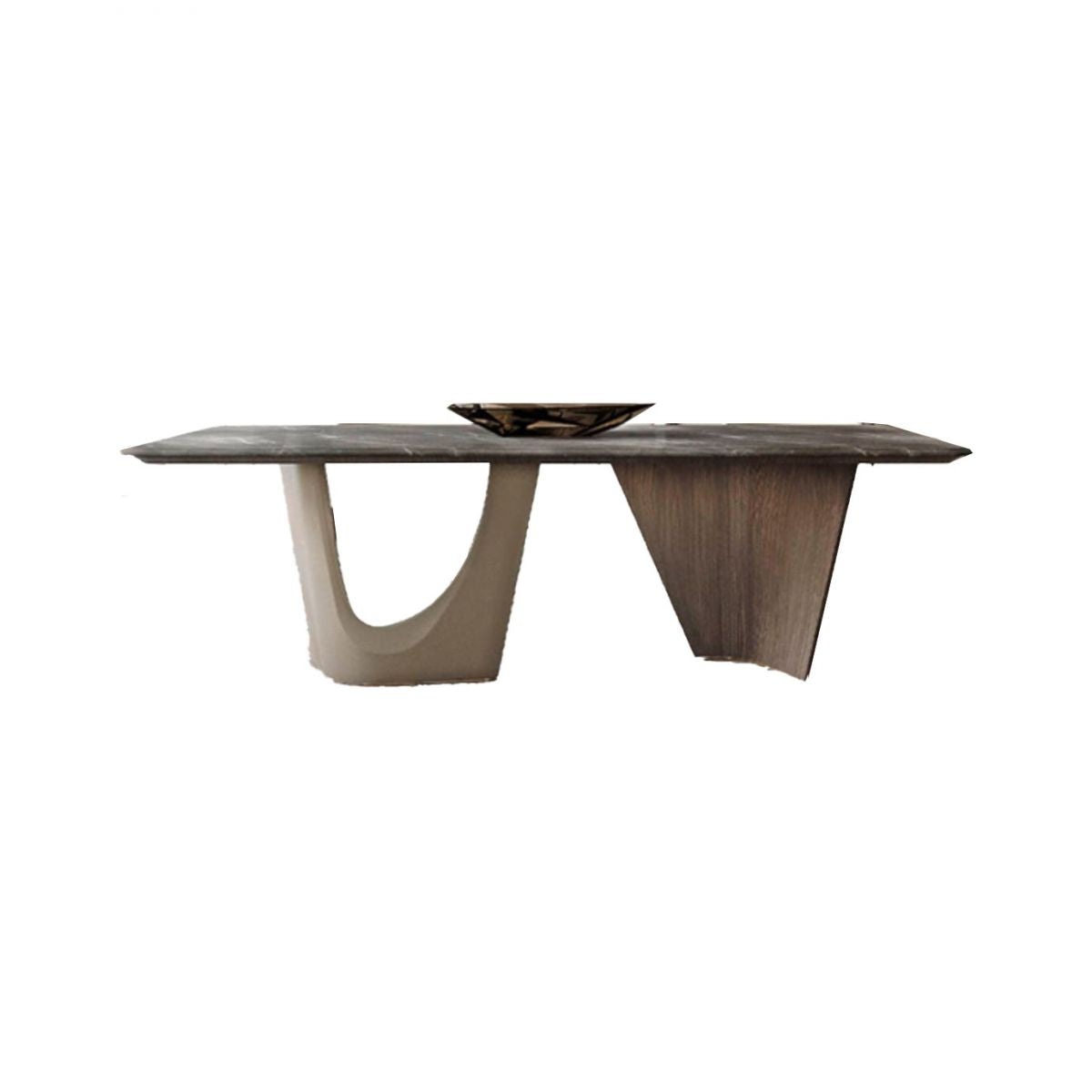 Double Pedestal Dining Room Table Contemporary Dinner Room Table