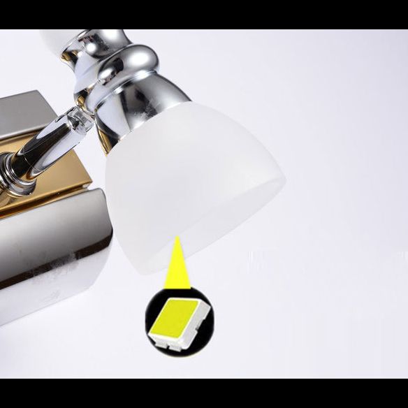 Contemporary Bathroom Vanity Lights Down Lighting Vanity Wall Light with Acrylic Shade