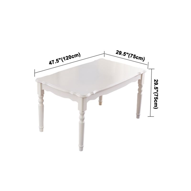 Mesa de comedor moderna de mediados de siglo Mesa de comedor de madera sólida