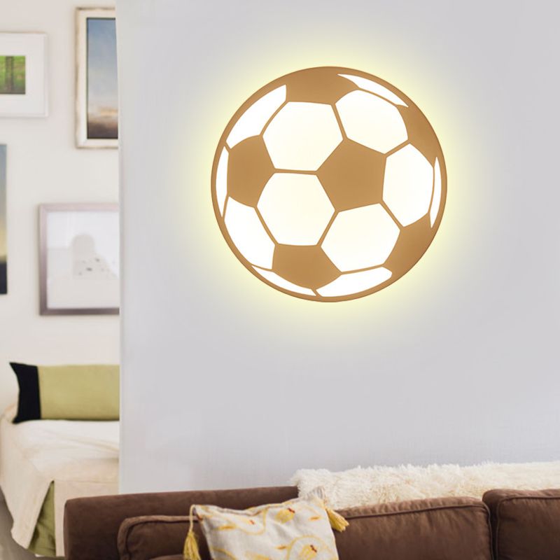 Flat Cartoon Shape Wall Light  Modern Stylish Acrylic LED Wall Lamp in White for Stair