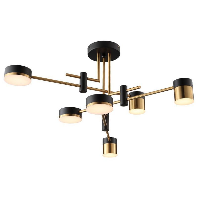 Simplicity LED Appeding Appeding Gold Gold ombreggiate lampadario appeso con tonalità metallica