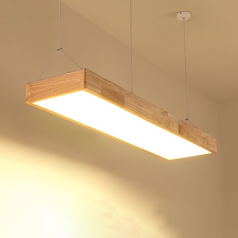 Lámparas de colgante de madera para el comedor