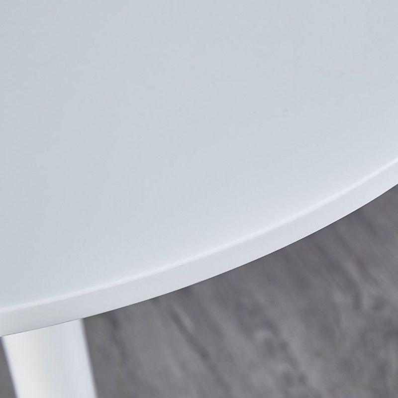Contemporary Top Dining Table Round Dining Table with Pedestal Base