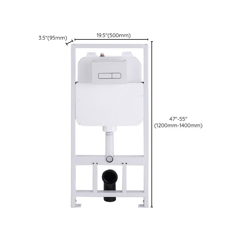 Contemporary Flush Toilet One Piece Wall Mount Porcelain Urine Toilet