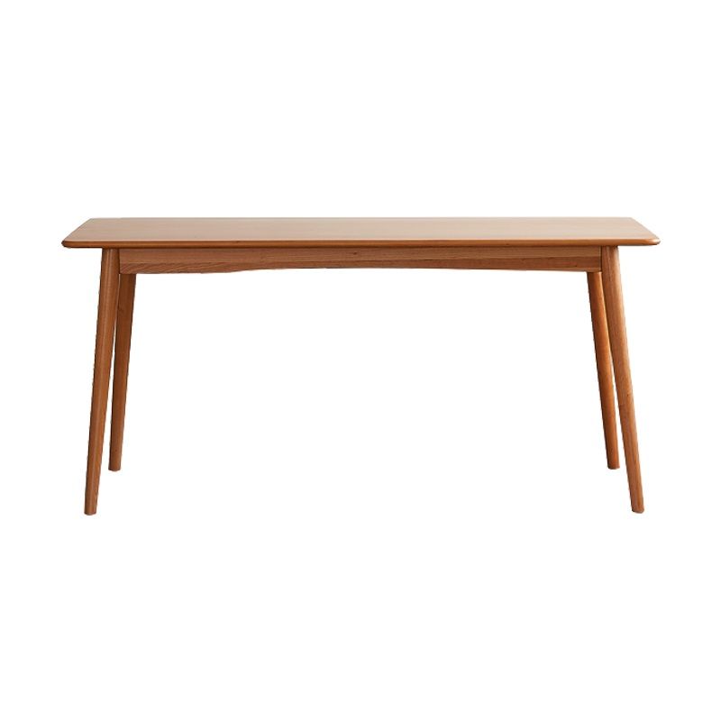 Traditional Luxury Rectangle Dining Table Solid Wood Table with 4 Legs for Dining Room