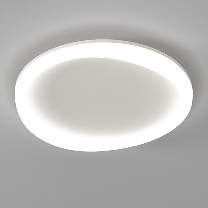 Contemporary White Flush Mount Lighting LED Acrylic Ceiling Light for Bedroom