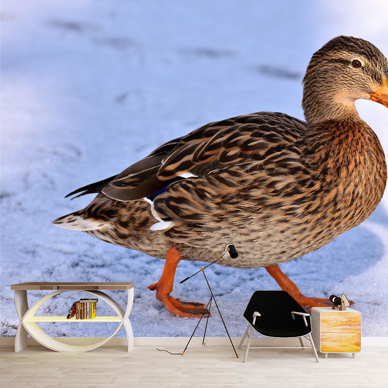 Customized Contemporary Duck Mural Mildew Resistant for Sitting Room Bedroom