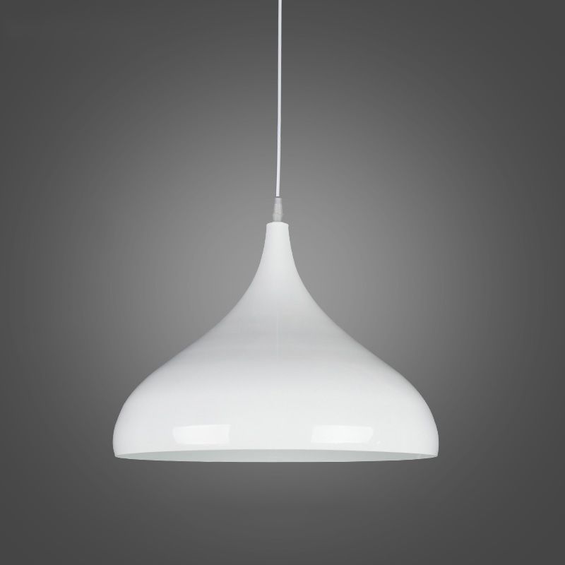 Macaroon metaalhangend licht, Noordse traan 1-licht hangerverlichting voor binnen