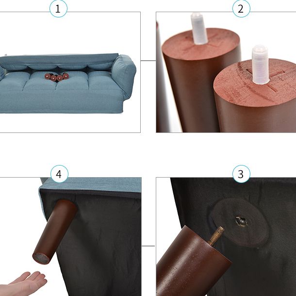 Contemporary Upholstered Chaise Lounge Recessed Arms Chaise Lounge