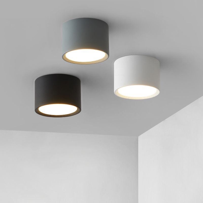Cylinder Led Surface Mount Ceiling Light Modern Flush Mount Chandelier