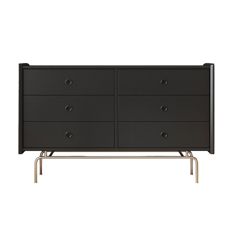 Ultra-Modern Double Dresser Solid Pine Storage Chest Dresser for Bedroom