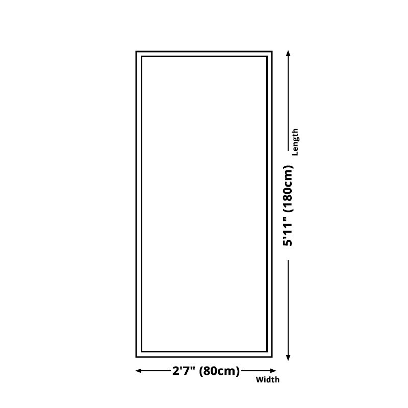 Green Modern Rug Polyester Plant Indoor Rug Non-Slip Backing Rug for Home Decor