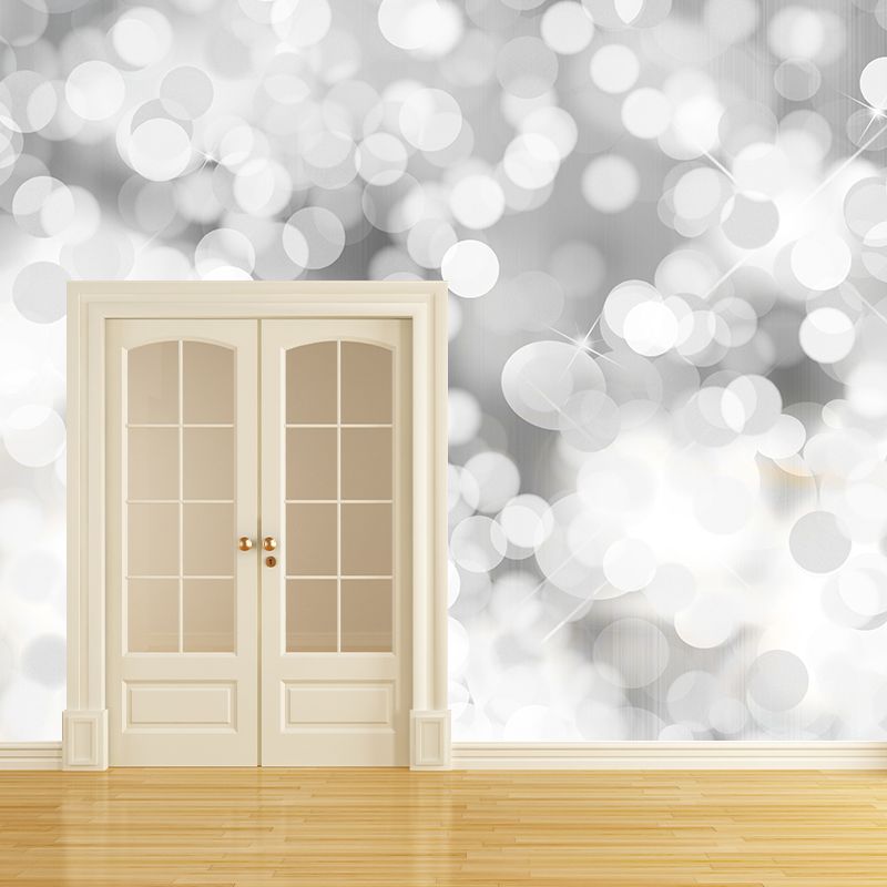 Contemporary Moisture Resistant Bokeh Mural Wall Covering for Bedroom Home Decor