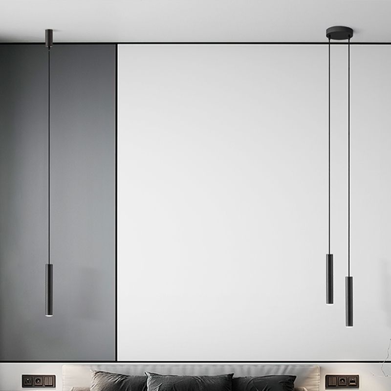 Metal Linear Hanging Lights Modern Style Hanging Mount Fixture for Living Room