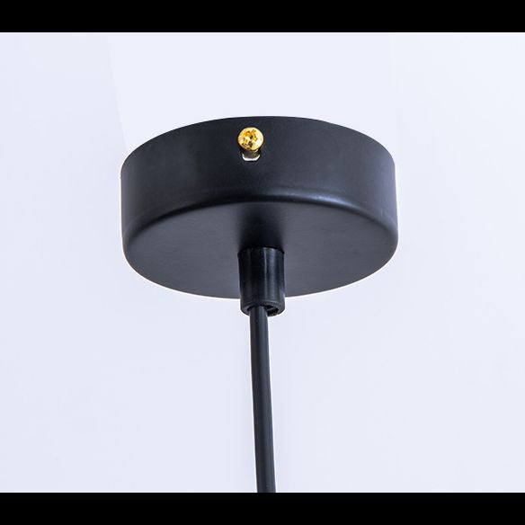 Modern Style Cone Metal Shade Hanging Light Single Bulb Mini Suspension Lamp for Bedroom