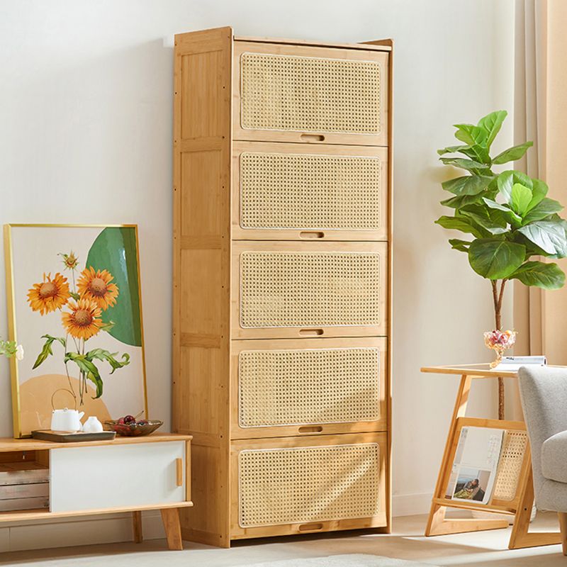 Minimalistic Solid Wood Accent Cabinet Rectangle Storage Cabinet