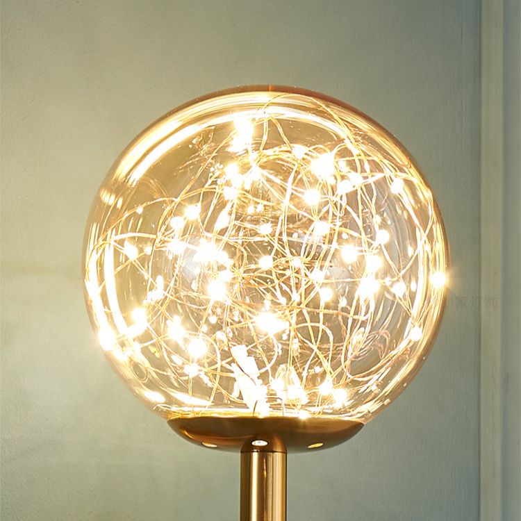 Nordic Light Extravagant Style Spherical Sconce Light Fixture Glass 1 Light Sconces
