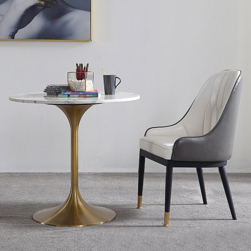 Modern 1/2/4/5 Pieces Dining Set Round Stone Dining Table for Balcony