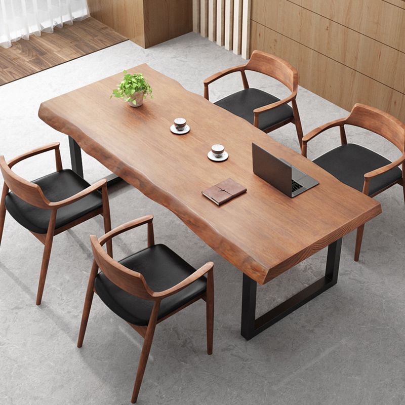 Modern Solid Wood Furniture 1/5/7 Pieces Standard Height Dining Room Furniture Set