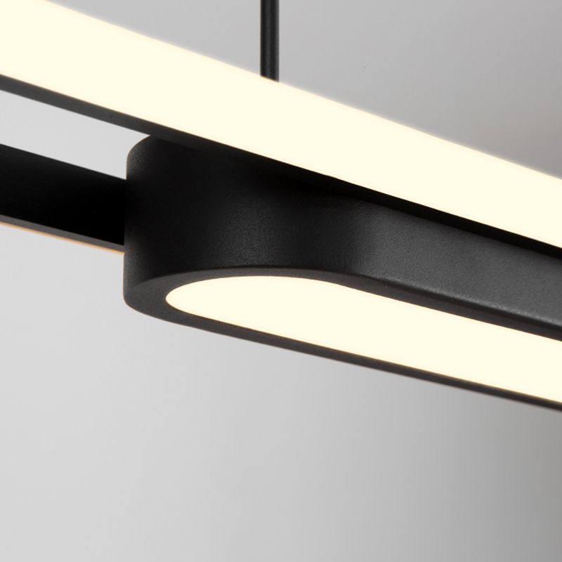 Nordic Modern Style Island Lamp Simple LED Hanging Lighting Fixture for Dining Room