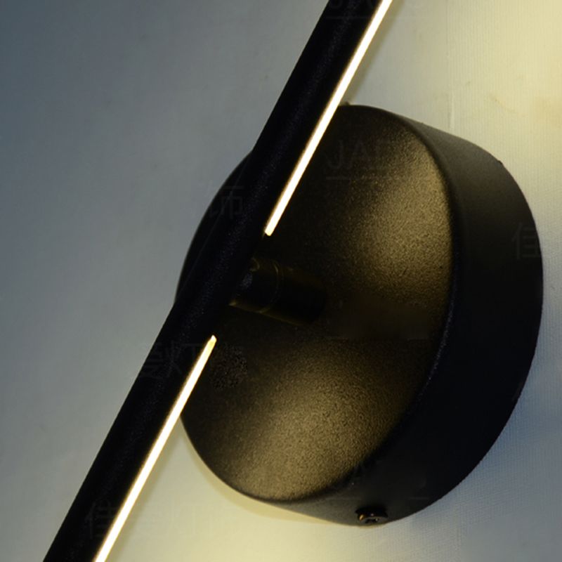 Metalen wandlicht SCONCES LED HEDENDAAGE WANDELEMENTEN LICHTBEWIKT IN ZWART/GOUD