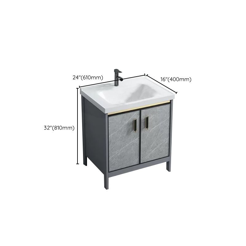 Modern Bathroom Sink Vanity Freestanding Faucet Included Bathroom Vanity Set