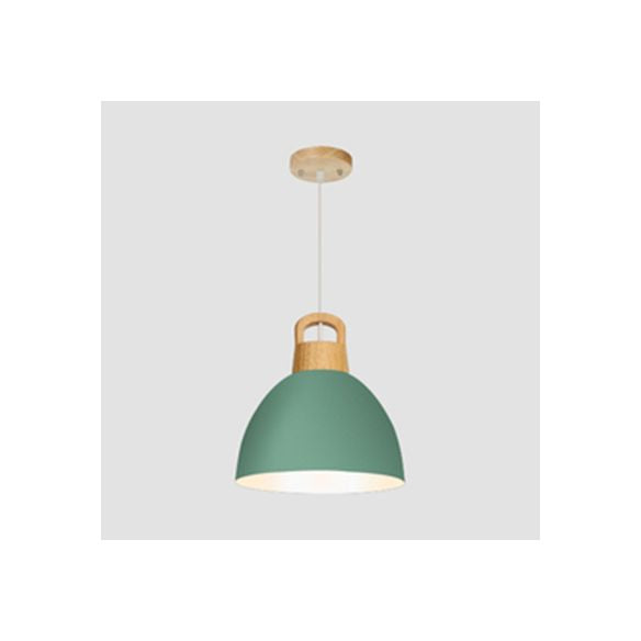 Corridoio cucina cupola illuminazione a sospensione in alluminio 1 lampadina macaron lampada sospesa