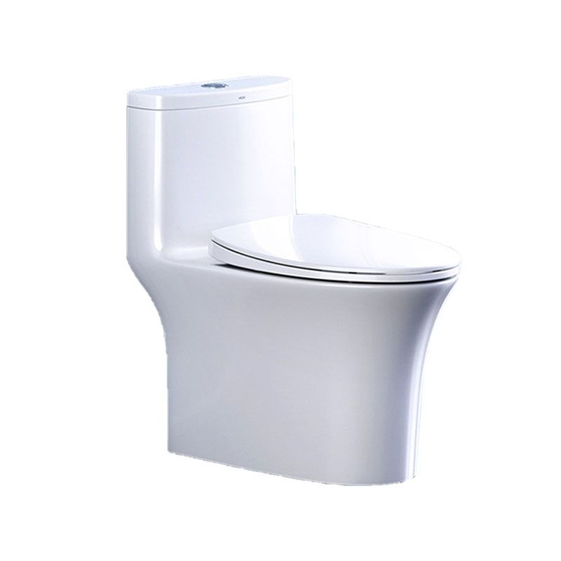 Traditional All-In-One Flush Toilet Floor Mounted Porcelain Toilet Bowl