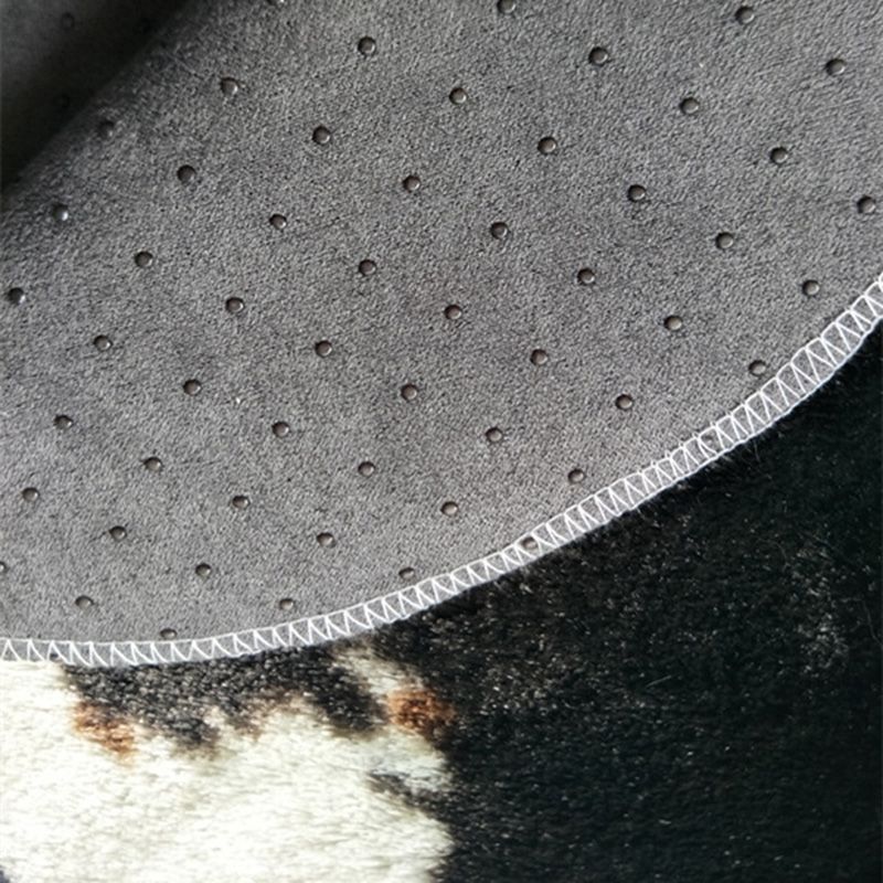 Casual Animal Skin Pattern Rug Multi-Colored Polyster Rug Non-Slip Pet Friendly Area Carpet for Living Room