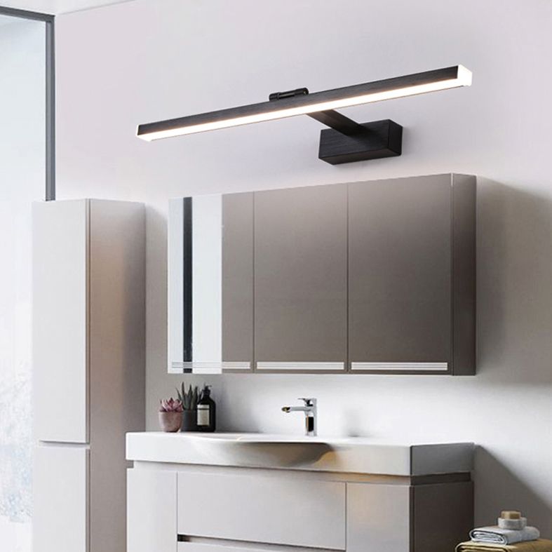 Modern Minimalist Style Linear Wall Mounted Vanity Lights Metal Vanity Lamp