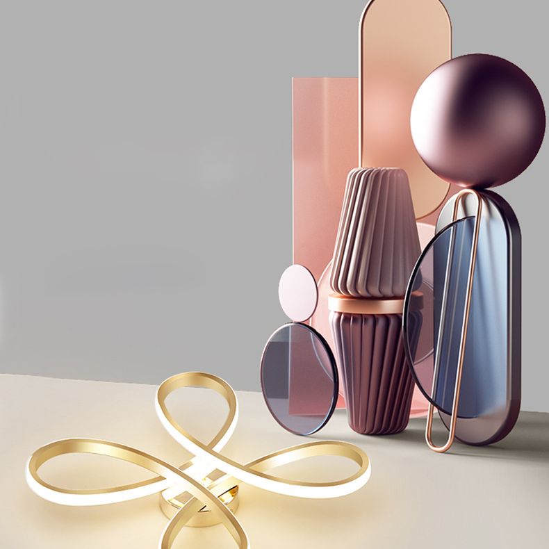 SEMI CHINOT SEMI FUX MONT 1 LUMIÈRE ALUMINUM MODERNE SIMPLICITÉ MODIFICATE