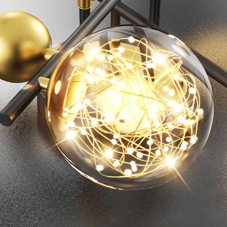LED Light Flush Mount Light Metal Light Multiple Light Living Room Light