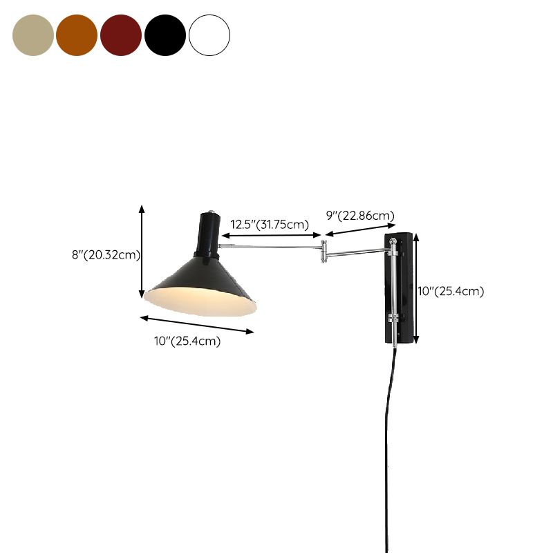 Modernism Wall Sconce Adjustable Iron 1 - Light Wall Lighting Fixture