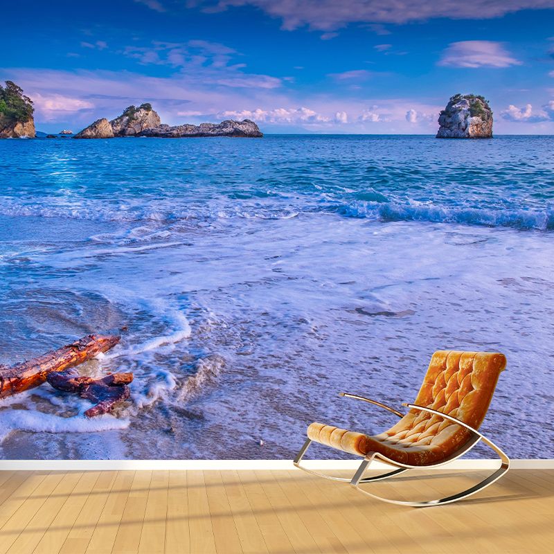 Boundless Sea Wall Mural Wallpaper Stain Resistant Wall Decor for Room