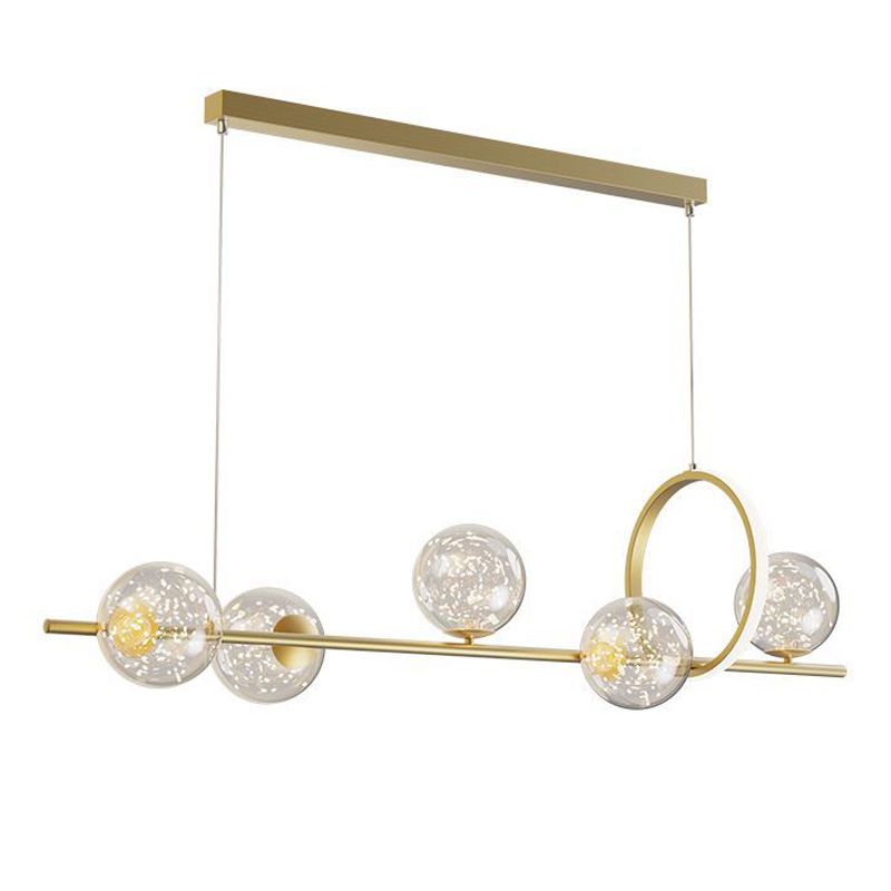 Sphere Anhänger Kronleuchter moderner Glas Island Kronleuchter für Esszimmer