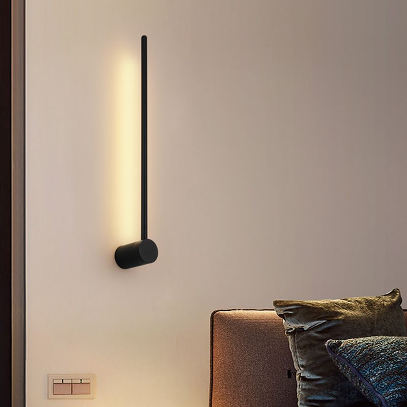 Estilo minimalista moderno Diconteo de pared lineal acrílico 1 apliques de luz
