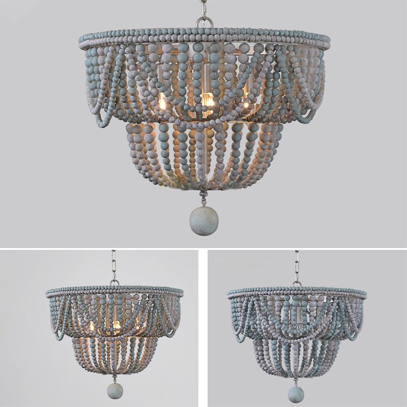 Perle lustre luminaire luminaire vintage berge d'éclairage pour le restaurant