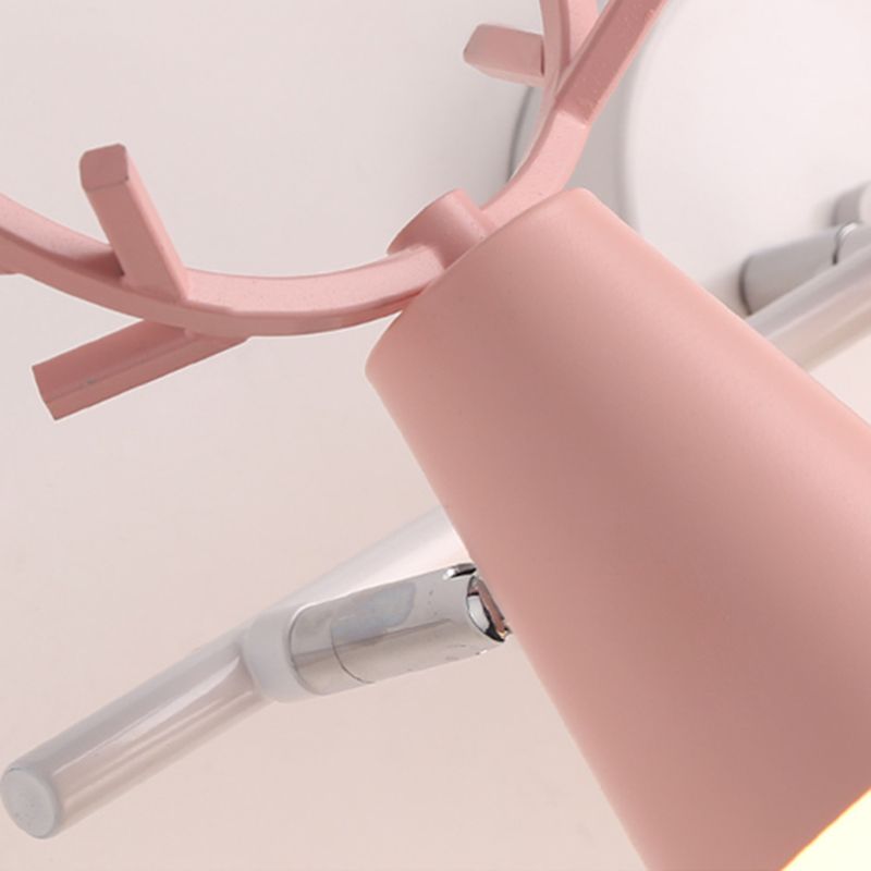 Metal Unique Shape Wall Lights Modern Style 1 Light Wall Sconce for Bedroom
