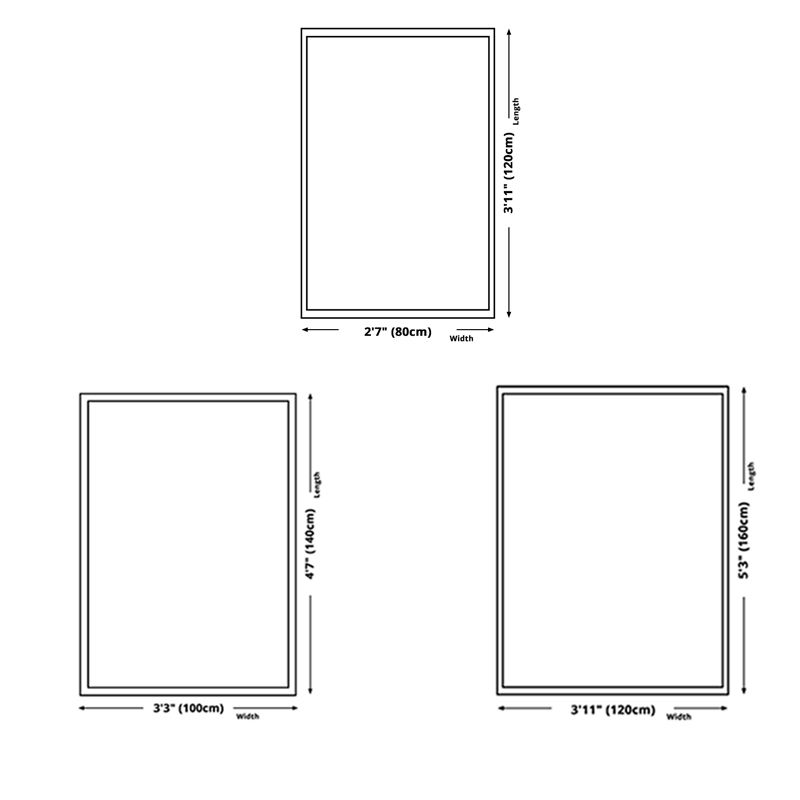 Stylish Modern Rug Geometric Print Polyester Area Rug Non-Slip Backing Area Carpet for Living Room