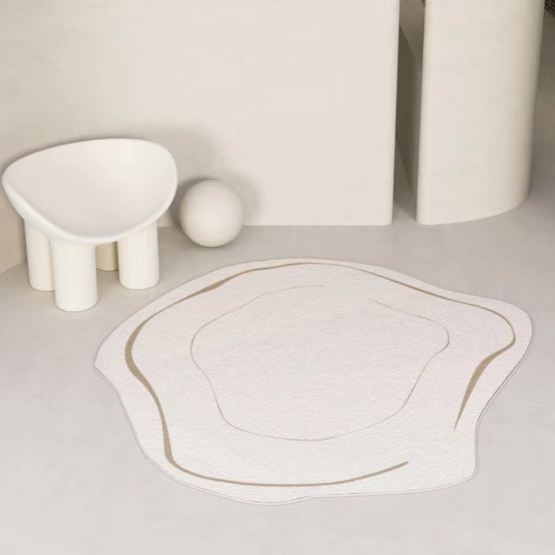 Minimalist Novelty Shape Rug Modern Indoor Rug Polyester Stain Resistant Rug for Living Room