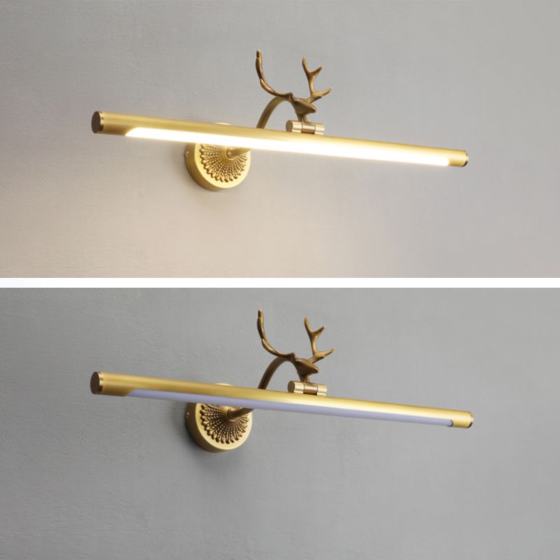 Luce Extravagant Linear Vanity Fishestures Acrilic Vanity Sconce