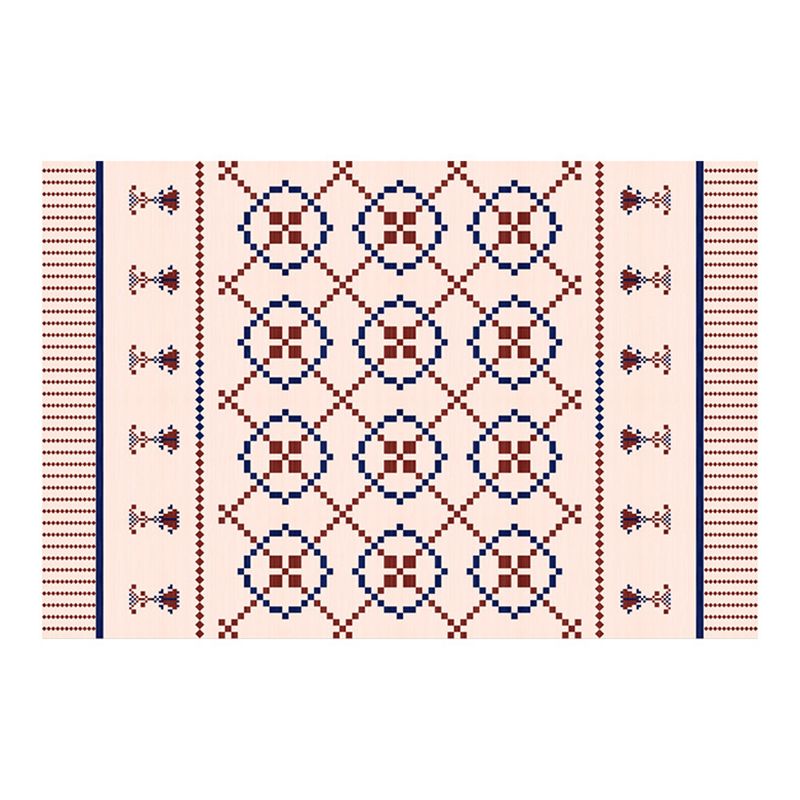 Traditional Home Decoration Carpet Southwestern Pattern Rug Polyester Indoor Carpet